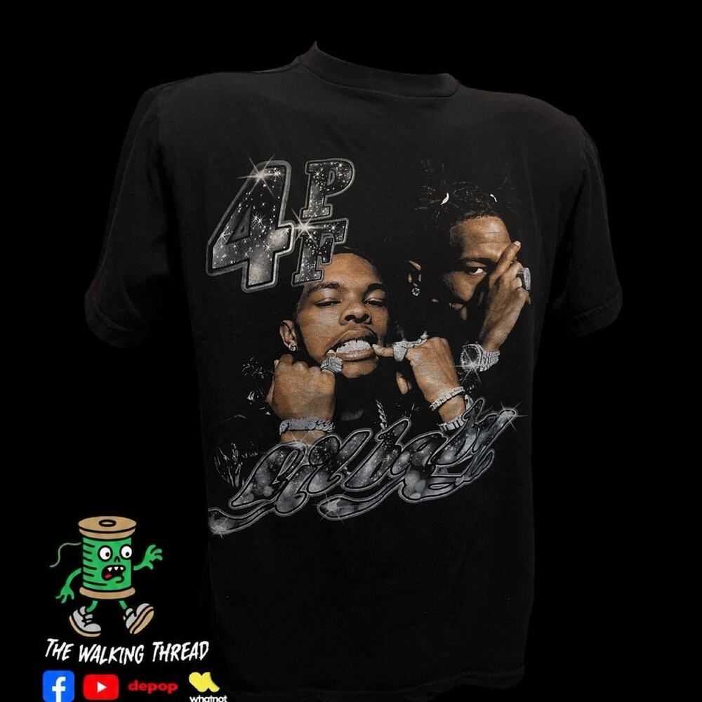 Lil Baby IOU Rapper Hip Hop Music Tour Tee Size Small